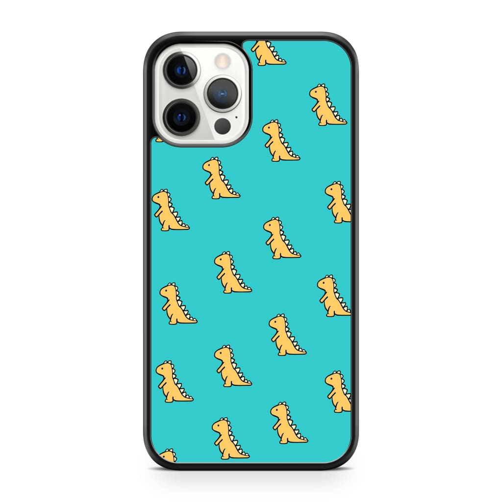 Kiwi Cases iPhone 13 Pro Max Aqua Dinosaur Phone Case