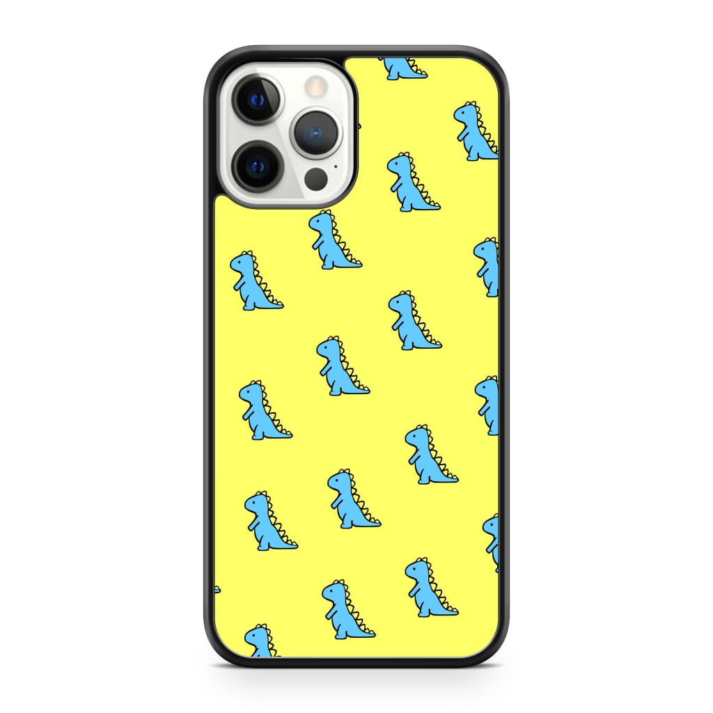 Kiwi Cases iPhone 13 Pro Max Yellow Dinosaur Phone Case