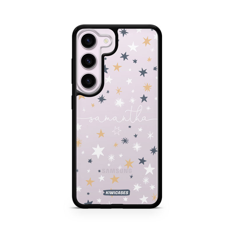 Starry Night White - Galaxy S24 - Custom