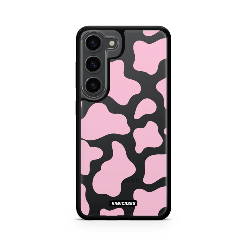 Cow Print in Pink - Galaxy S23fe