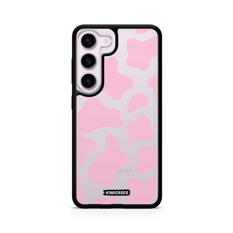 Cow Print in Pink - Galaxy S23fe