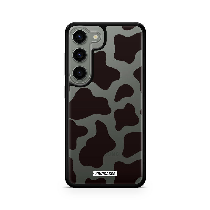 Cow Print in Black - Galaxy S24