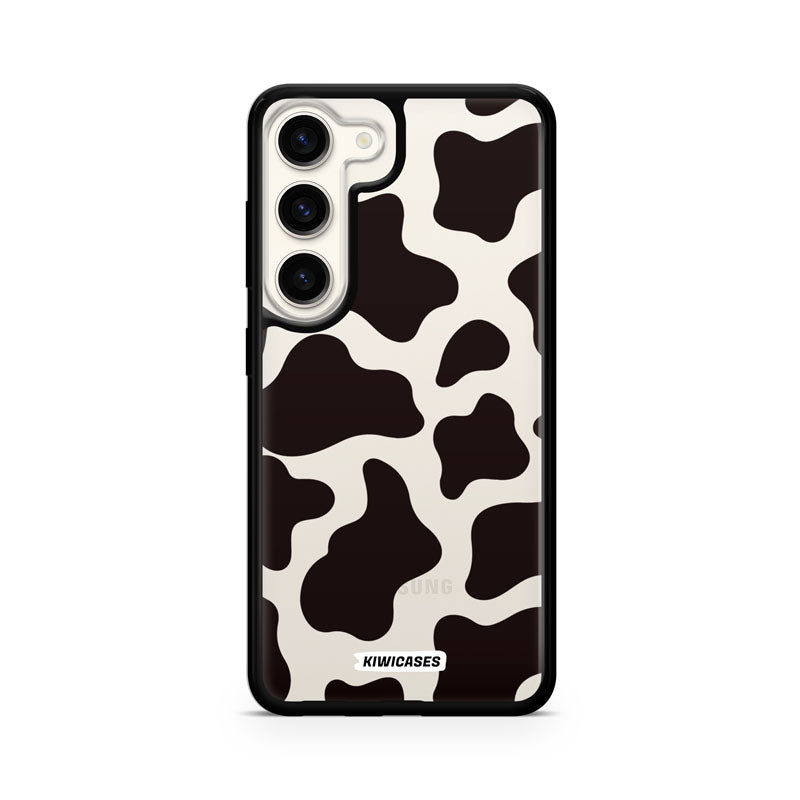 Cow Print in Black - Galaxy S24