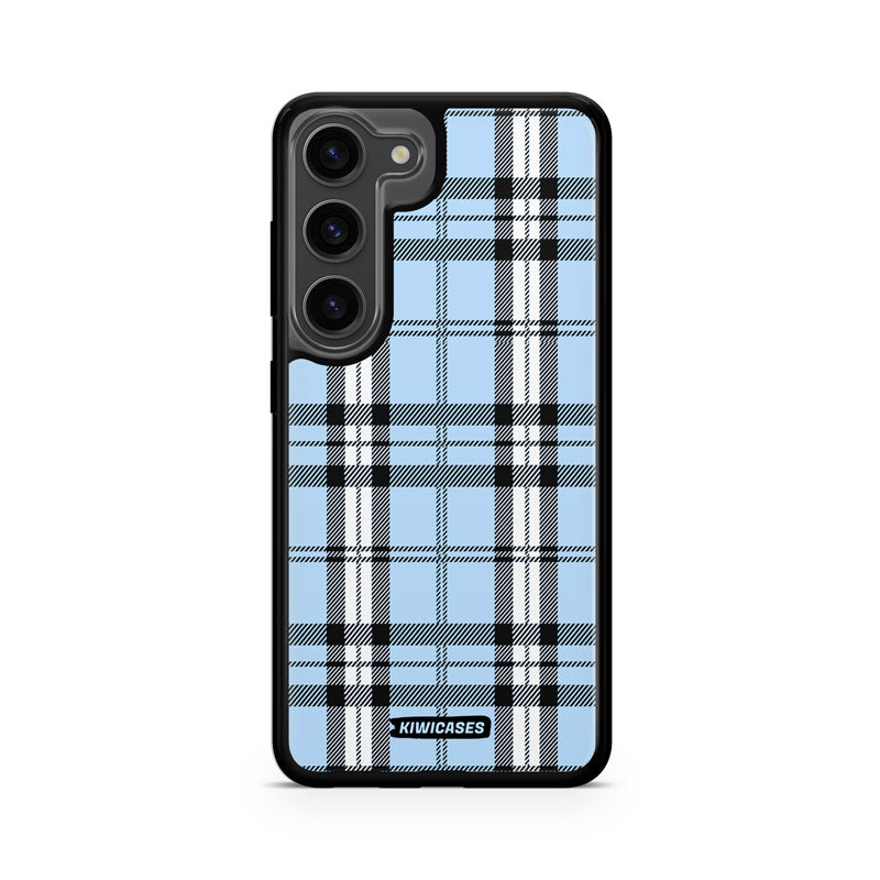 Blue Plaid - Galaxy S24