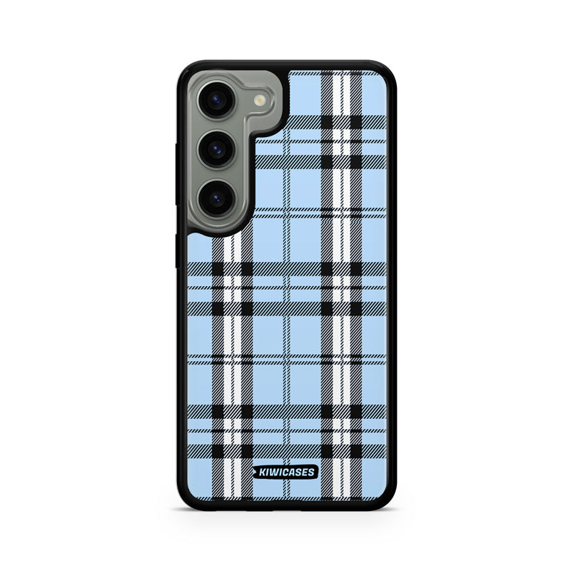 Blue Plaid - Galaxy S24