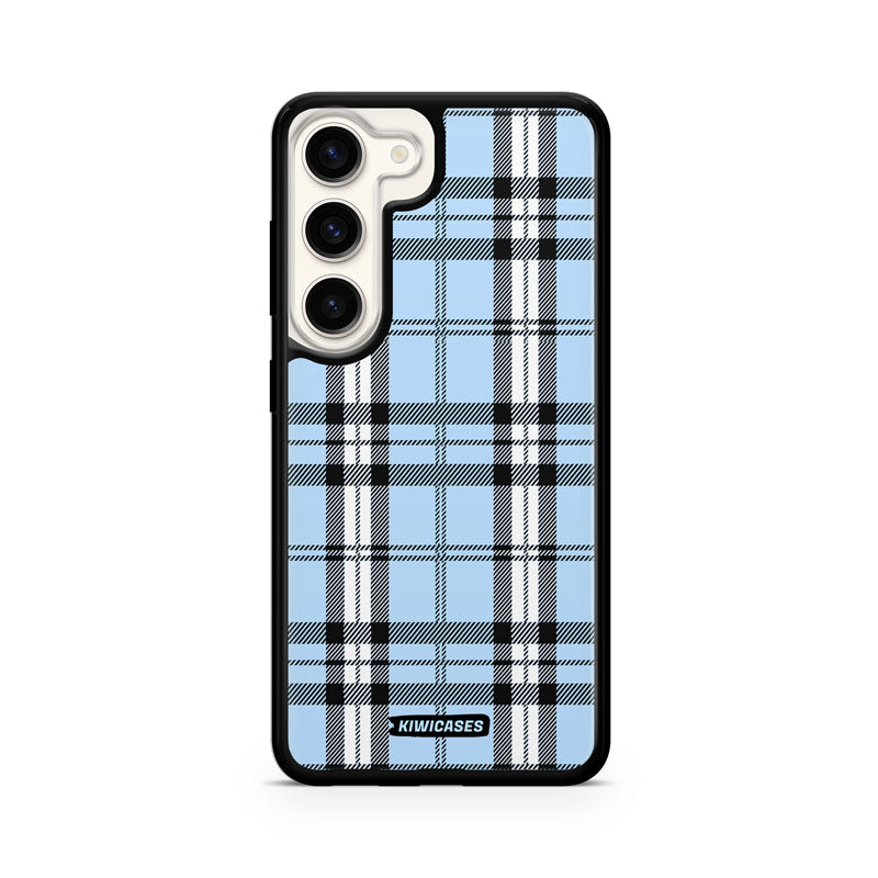 Blue Plaid - Galaxy S24