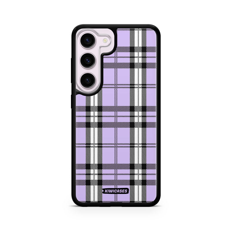 Purple Plaid - Galaxy S24