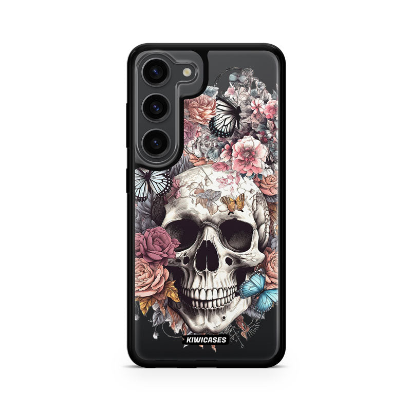 Dusty Floral Skull - Galaxy S24