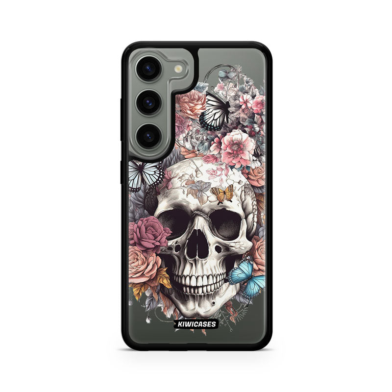 Dusty Floral Skull - Galaxy S24