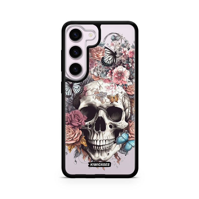 Dusty Floral Skull - Galaxy S24