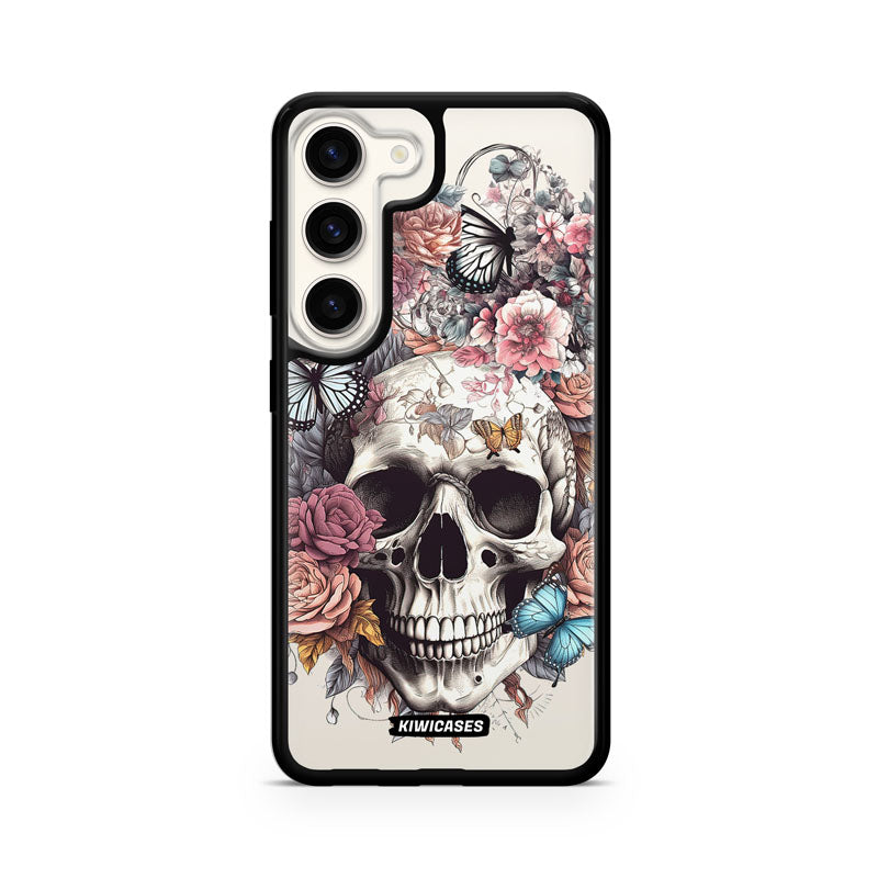 Dusty Floral Skull - Galaxy S24