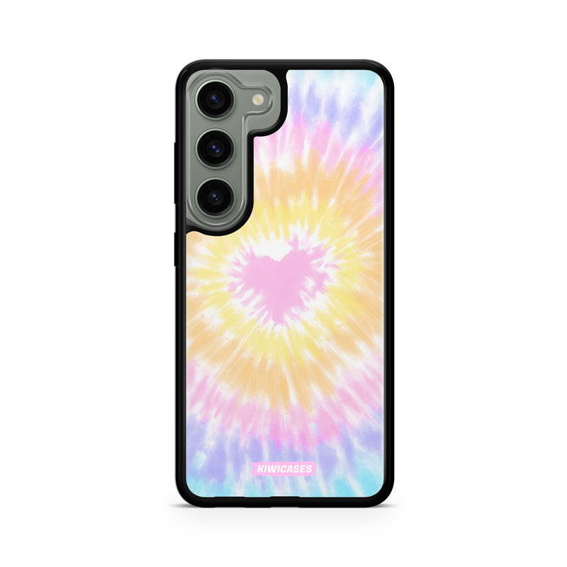 Tie Dye Hearts - Galaxy S23fe