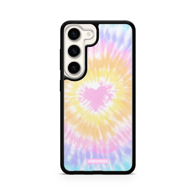 Tie Dye Hearts - Galaxy S23fe