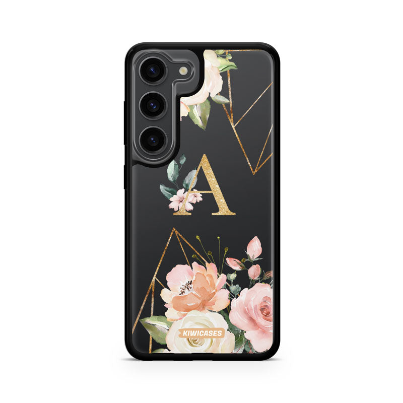 Floral Initials - Galaxy S24 - Custom