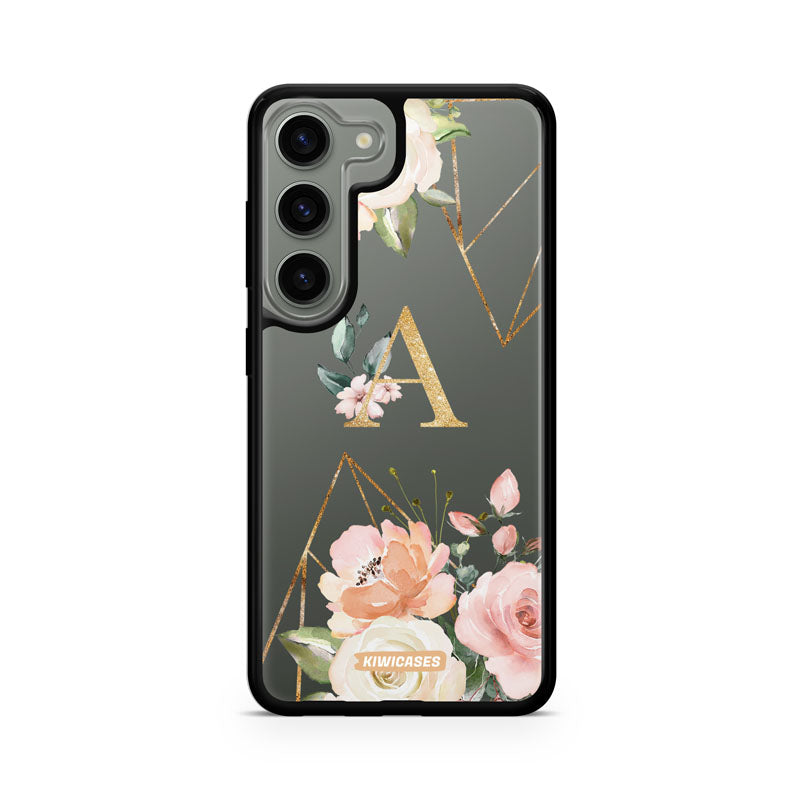 Floral Initials - Galaxy S24 - Custom