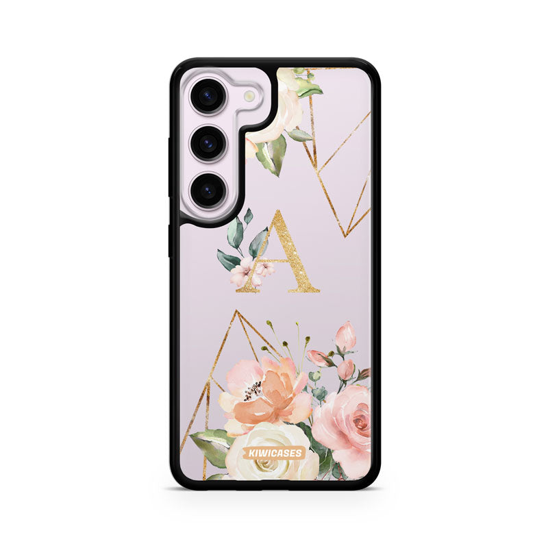 Floral Initials - Galaxy S24 - Custom