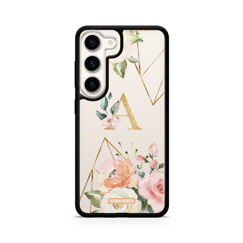 Floral Initials - Galaxy S24 - Custom