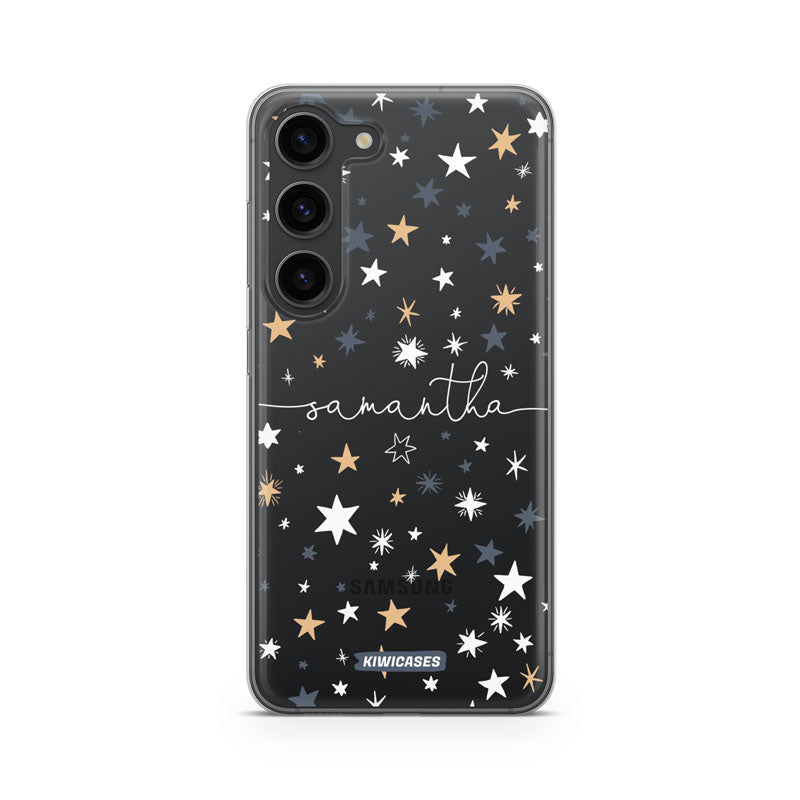 Starry Night White - Galaxy S24 - Custom