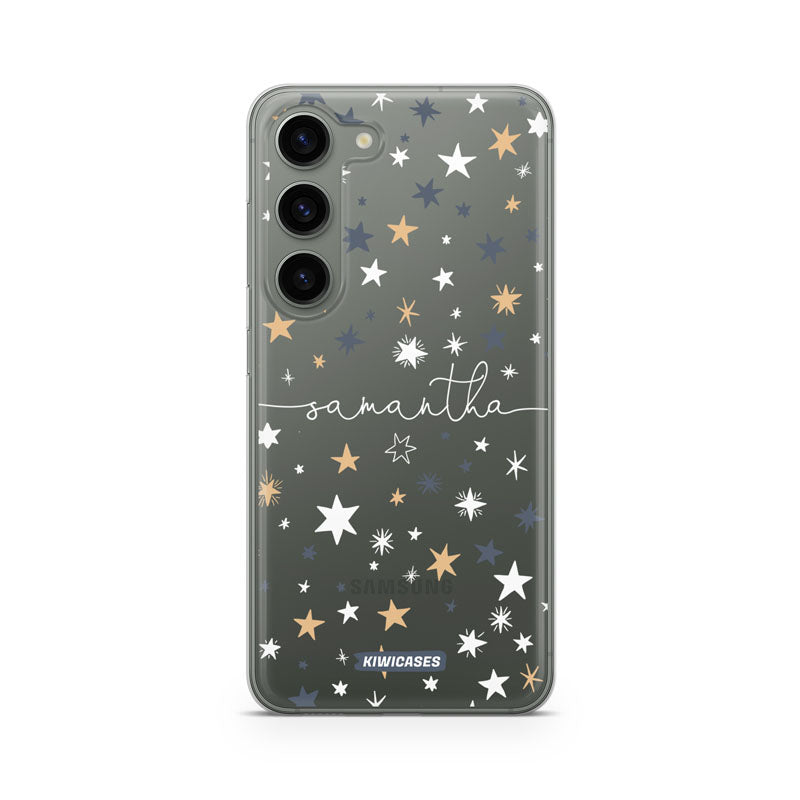 Starry Night White - Galaxy S24 - Custom