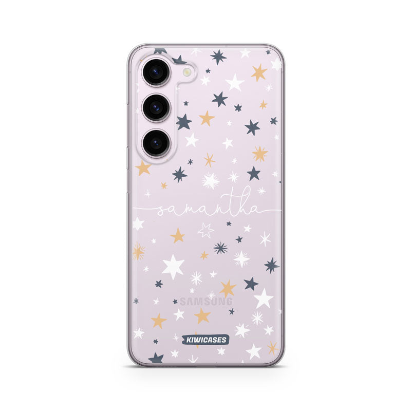 Starry Night White - Galaxy S24 - Custom