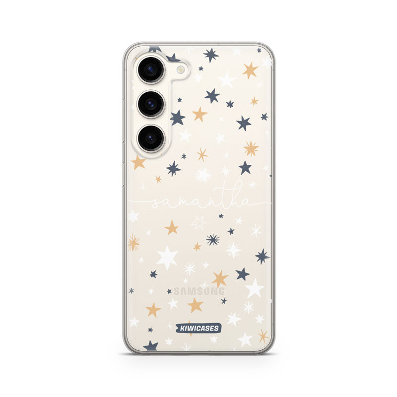 Starry Night White - Galaxy S24 - Custom