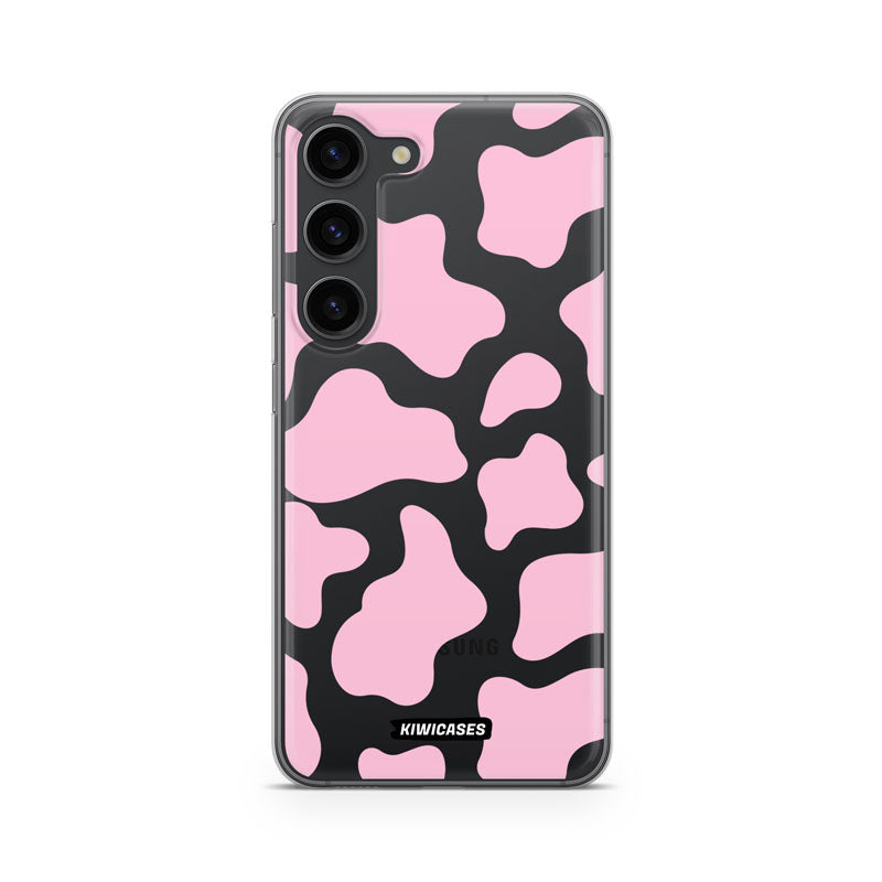 Cow Print in Pink - Galaxy S24