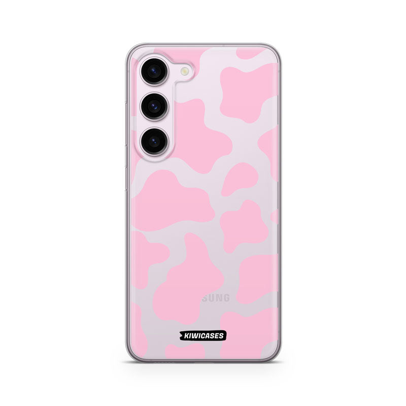 Cow Print in Pink - Galaxy S24