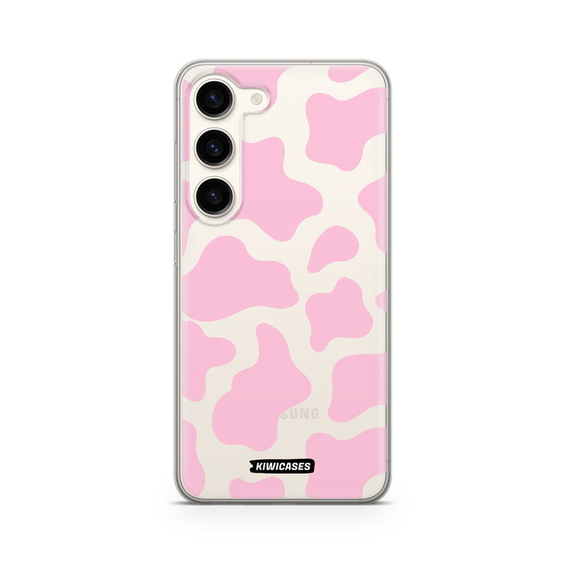 Cow Print in Pink - Galaxy S24