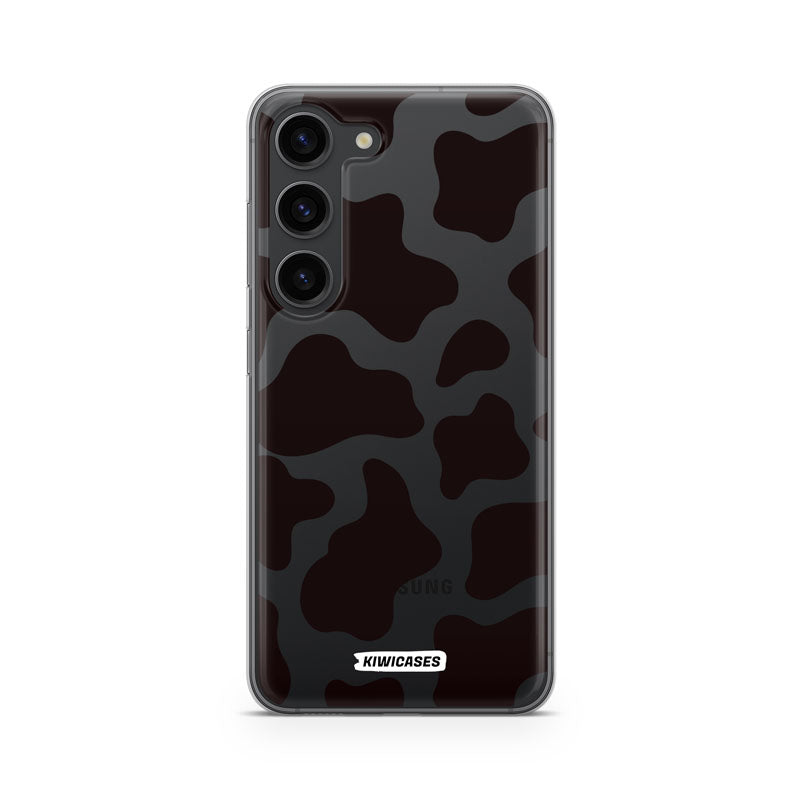 Cow Print in Black - Galaxy S24