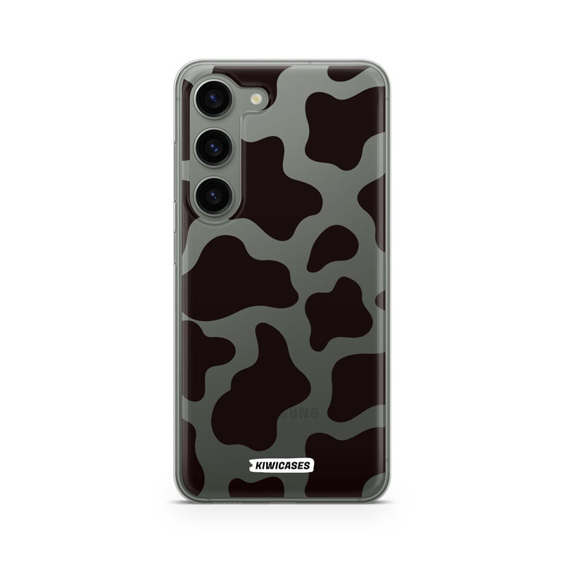 Cow Print in Black - Galaxy S24