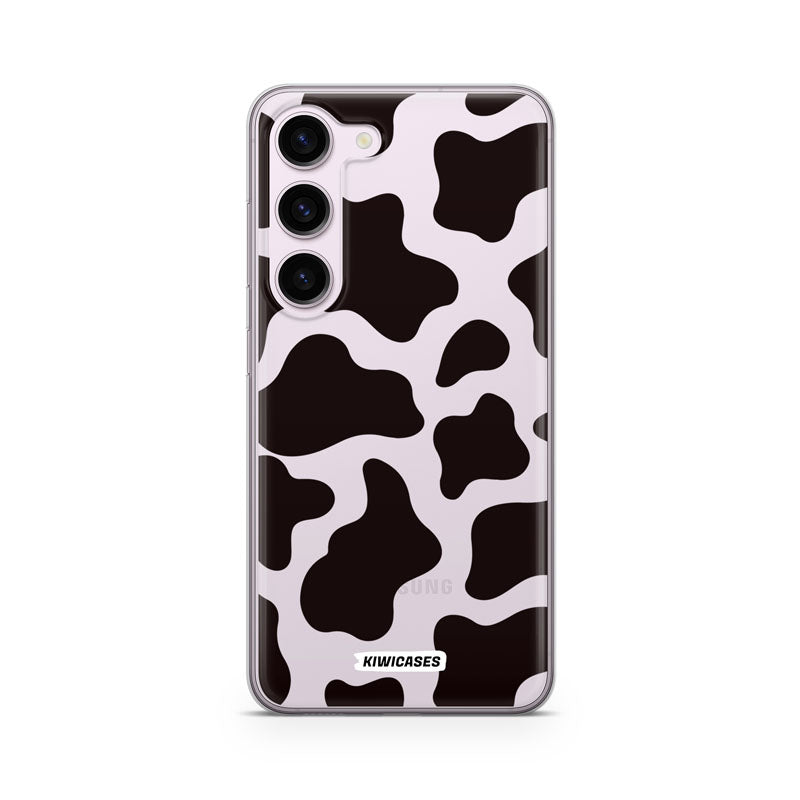 Cow Print in Black - Galaxy S24