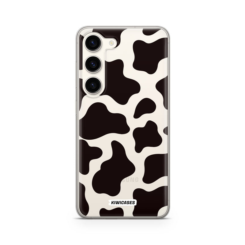 Cow Print in Black - Galaxy S24