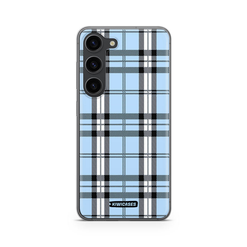 Blue Plaid - Galaxy S24