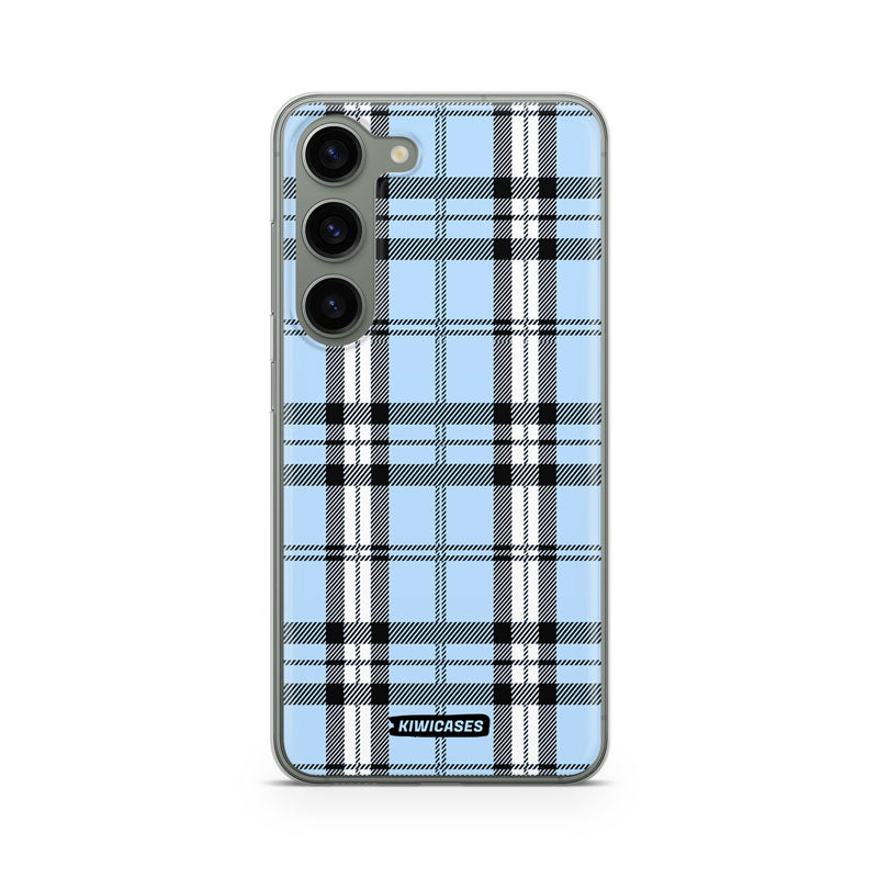 Blue Plaid - Galaxy S24