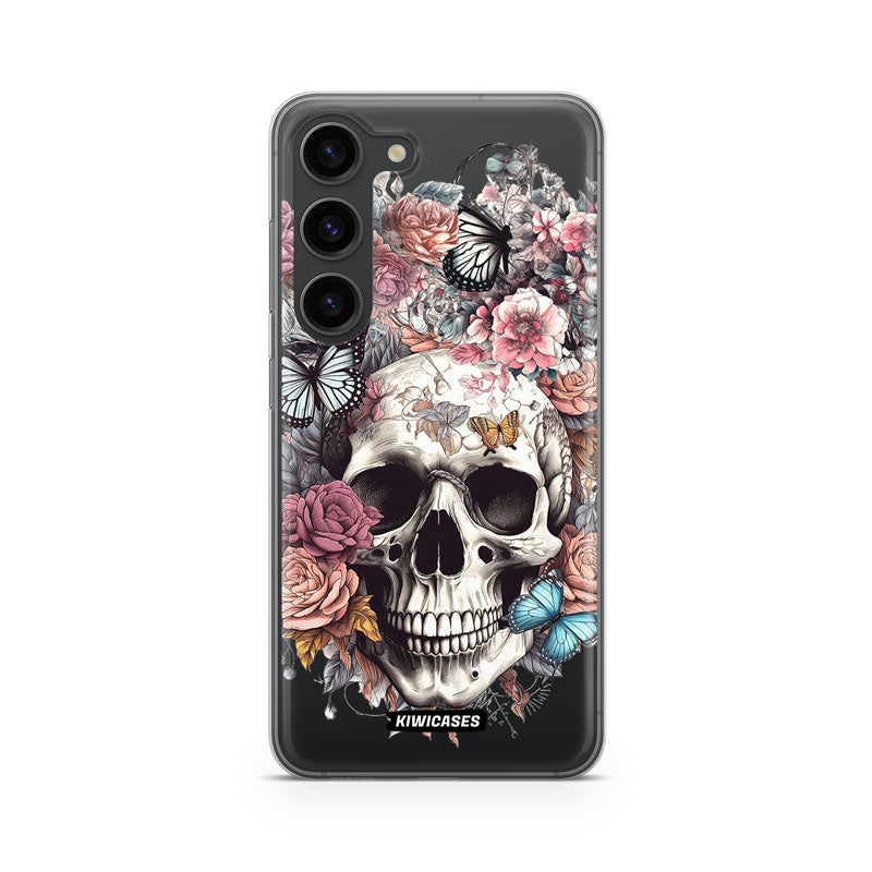 Dusty Floral Skull - Galaxy S24