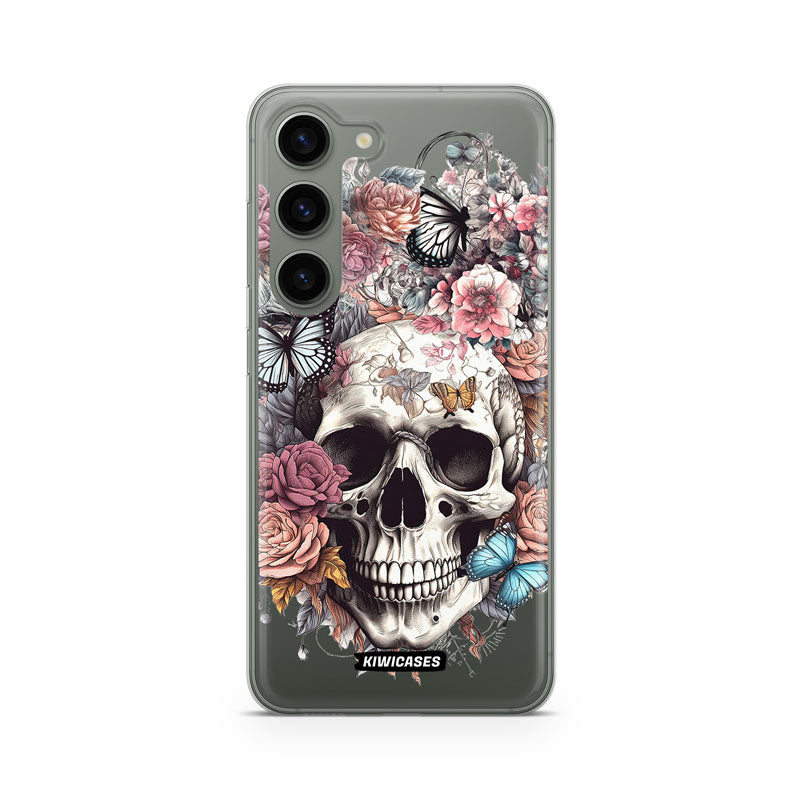 Dusty Floral Skull - Galaxy S24