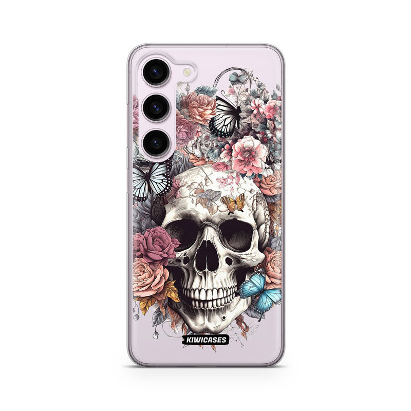 Dusty Floral Skull - Galaxy S24