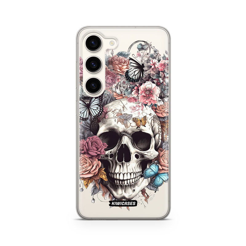 Dusty Floral Skull - Galaxy S24