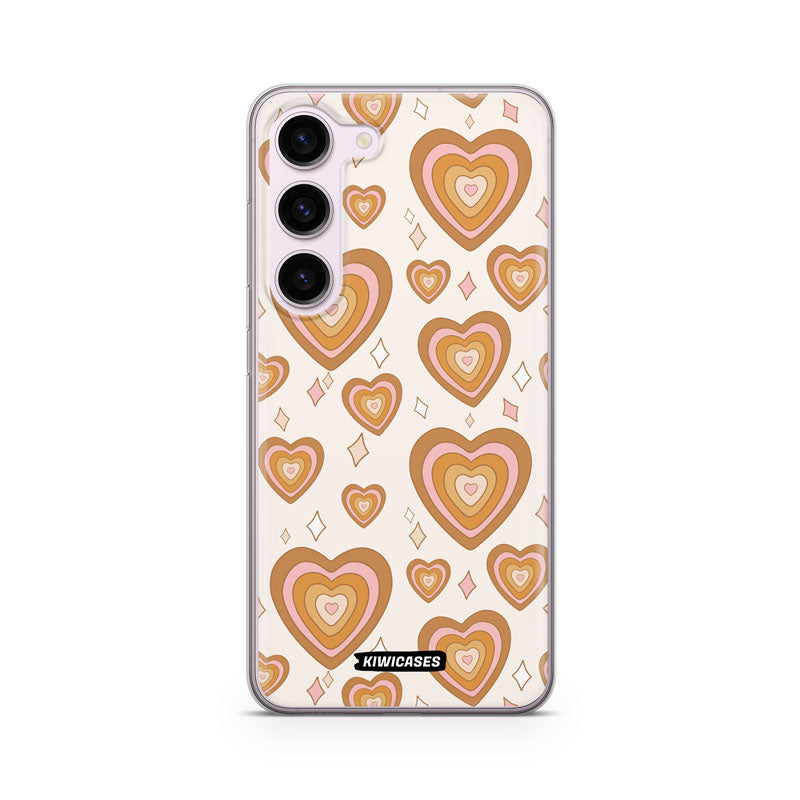 Retro Hearts - Galaxy S23fe