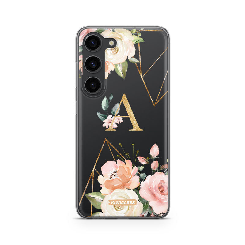 Floral Initials - Galaxy S24 - Custom