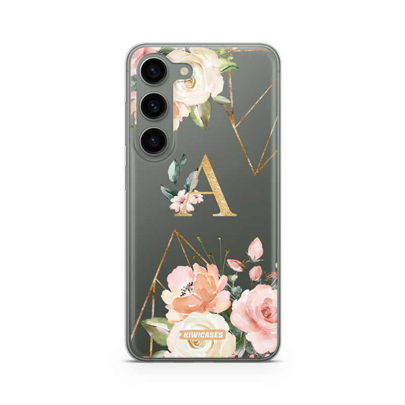 Floral Initials - Galaxy S24 - Custom