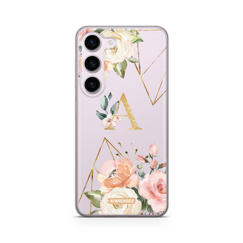 Floral Initials - Galaxy S24 - Custom