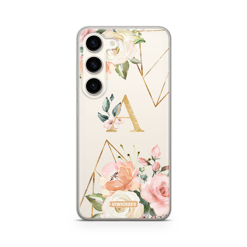 Floral Initials - Galaxy S24 - Custom