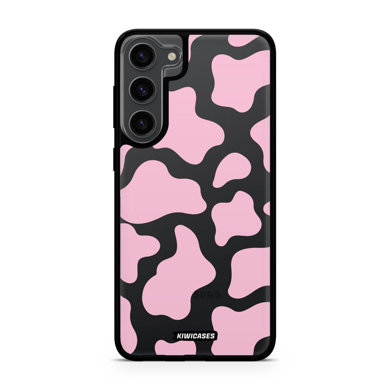 Cow Print in Pink - Galaxy S24 Plus