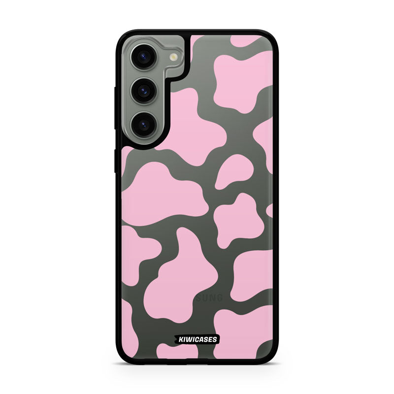 Cow Print in Pink - Galaxy S24 Plus