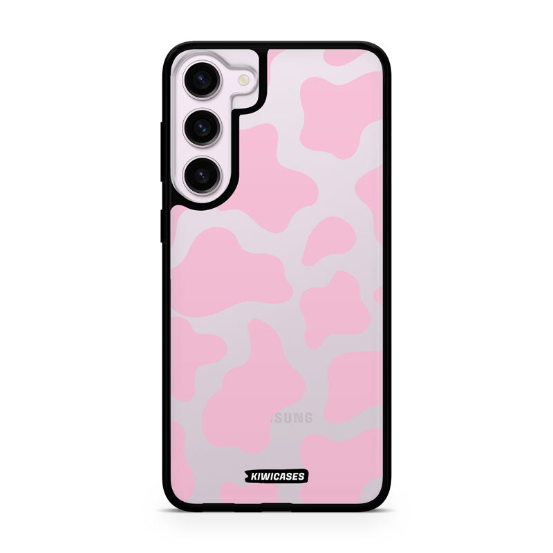 Cow Print in Pink - Galaxy S24 Plus