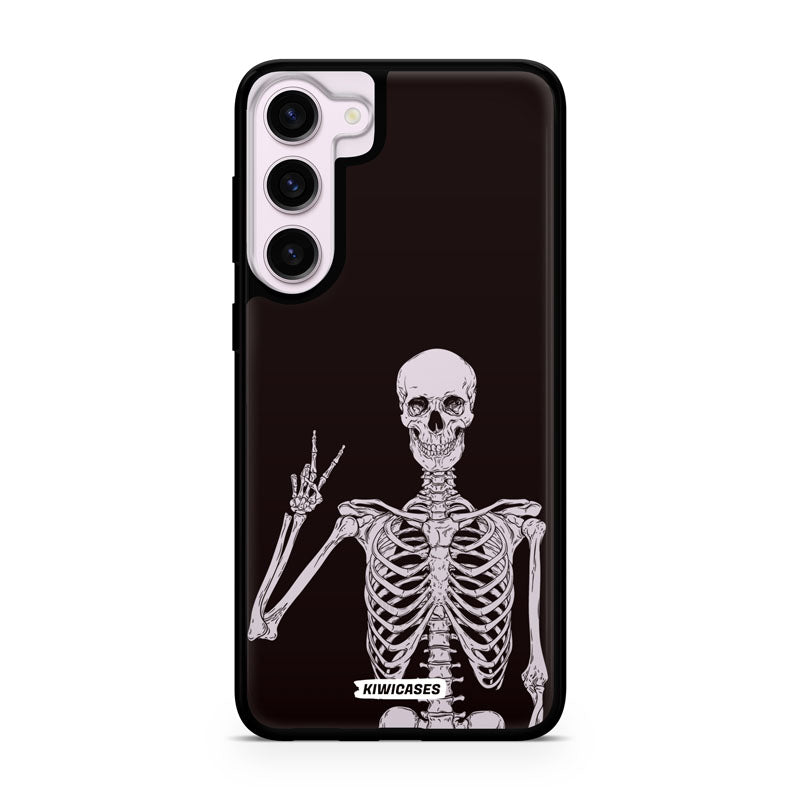 Skeleton Peace - Galaxy S24 Plus