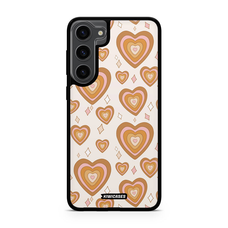 Retro Hearts - Galaxy S24 Plus