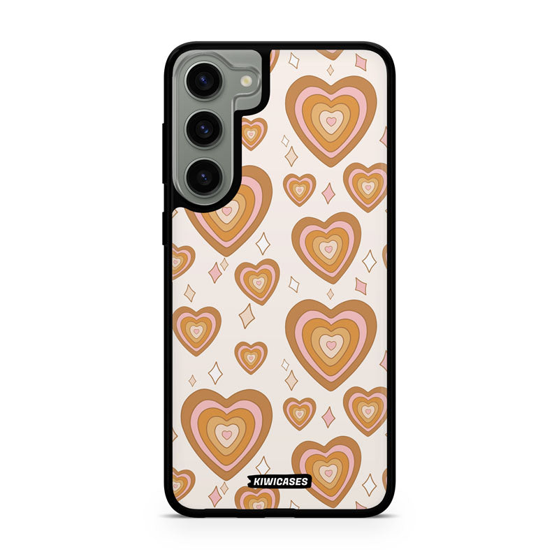 Retro Hearts - Galaxy S24 Plus