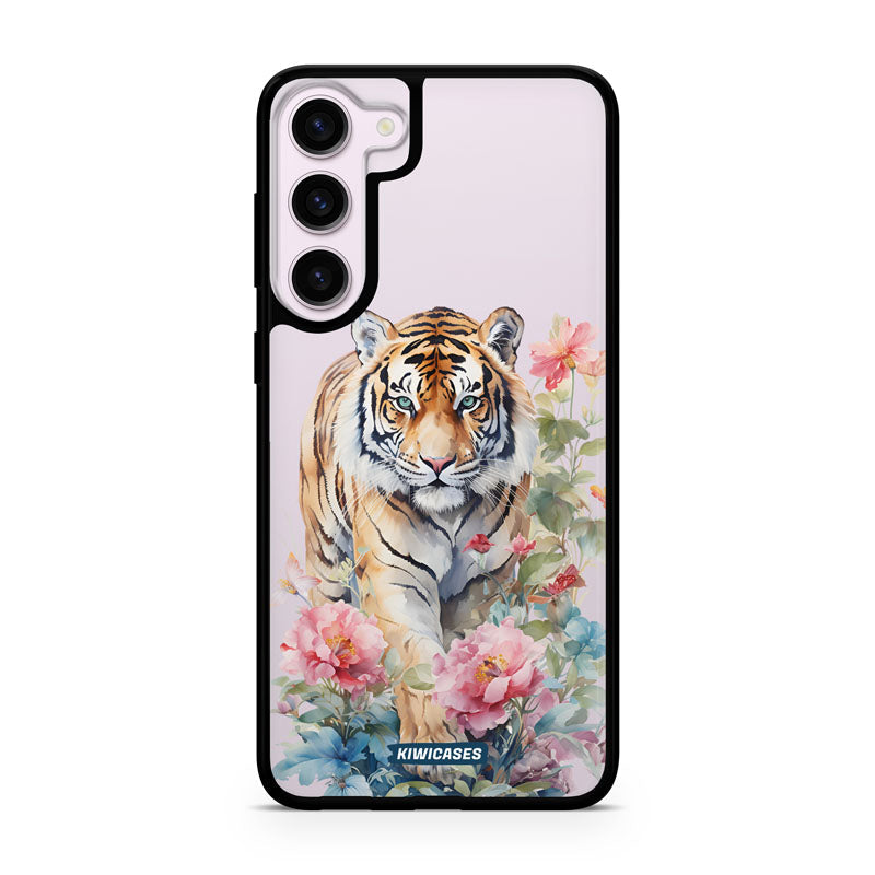 Floral Tiger - Galaxy S24 Plus